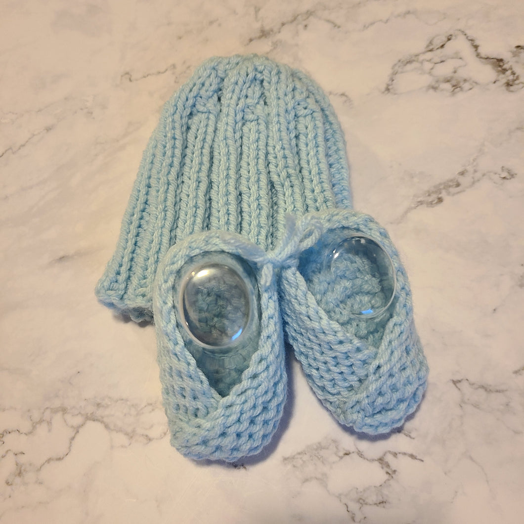 Baby Beanie & Bootie Set