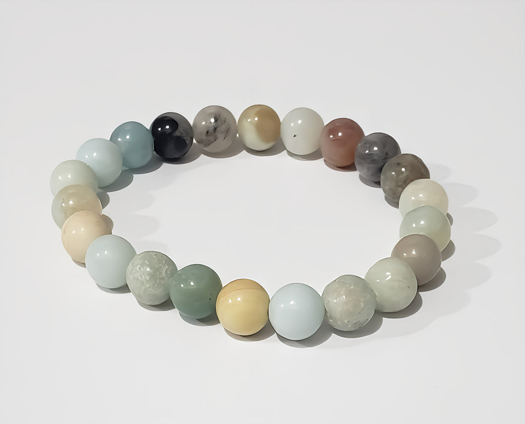 Natural Semi Precious Stone Stretch Bracelets