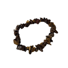 Load image into Gallery viewer, Natural Semi-Precious Stone Stretch Chip Bracelets
