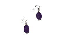 Load image into Gallery viewer, Crystal &amp; Sterling Silver Droplet Earrings
